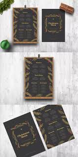 Holiday Christmas Menus By Guuver On En 2020 Traiteur Noel Menu De Noel Carte De Visite