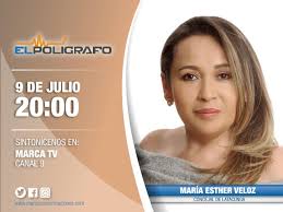 Acompáñame hoy a una entrevista en la Marca, canal 9 Programa: El  Polígrafo, con la conducción de Cayetano García Hora: 20:00