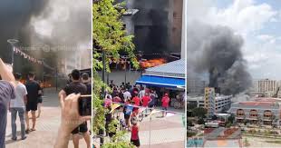 <p> tampines road (opp jalan teliti)</p> <p> width: Scdf Fights Fire At Tampines Street 81 Coffeeshop Mothership Sg Digitpatrox