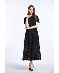Vintage A Line Lace Ankle Length Dress With Short Sleeves Dk315 103 7 Gemgrace Com