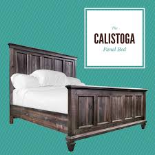 Magnussen Home Calistoga King Panel Bed With Headboard And Footboard At Great American Home Store Panel Bed Headboards For Beds Headboard And Footboard