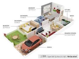 Image Result For House Plan 20 X 50 Sq Ft 20x40 House Plans 2bhk House Plan Indian House Plans