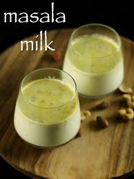 Masala Milk Recipe Masala Doodh Recipe Hebbar S Kitchen Recipe Masala Milk Recipe Milk Recipes Recipes