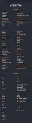 complete css cheat sheet with new css3 tags websitesetup org