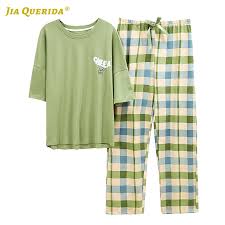 Spring Crew Neck Plus Size Woman Clothes Pajamas For Women Pjs Women Sleepwear Short Sleeve Plaid Pants Homesuit Homeclothes Pajama Sets Aliexpress Binky, night light, and mr. us 9 4 43 off spring crew neck plus size woman clothes pajamas for women pjs women sleepwear short sleeve plaid pants homesuit homeclothes pajama