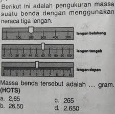 Formatnya hampir sama dengan neraca. Bagaimana Cara Mengukur Massa Benda Menggunakan Neraca Tiga Lengan Masnurul