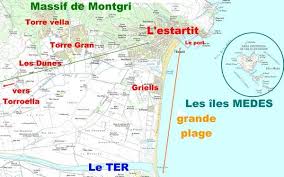 Carte De L Estartit Espagne Costa Brava Vue Generale Espagne Costa Brava Carte Espagne