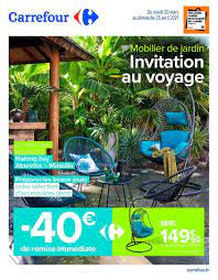 carrefour mobilier de jardin collection halong bay arrivage avril 2021 en 2021 mobilier jardin magasin mobilier jardins