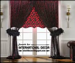 Black And Red Curtains For Living Room Best Modern Curtain Designs 2016 Curtain Ideas Colors Black And Red Curtains Modern Curtains Curtain Designs Contemporary Curtains