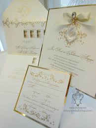 Versailles Ivory And Gold Hanging Crystal Wedding Invitation Xo Embellishments Fancy Wedding Invitations Wedding Invitation Cards Glamorous Wedding Invitations