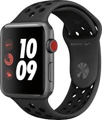 Best Buy Apple Watch Nike Series 3 Gps Cellular 42mm Space Gray Aluminum Case With Anthracite Black Nike Sport Band Space Gray Aluminum At T Mqld2ll A Apple Watch Nike Buy Apple Watch