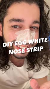 How to make your own nose strips with egg whites! 😲 Just did it again  today and it always blows my mind 🤩 . . . . #natural #lifehack #hacks  #tipsandtricks #selfcare #