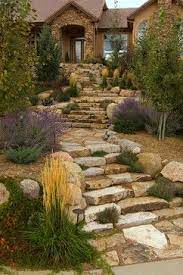 Mountain Landscape Design Ideas Pictures Remodel And Decor Landscape Design Rustic Landscaping Garden Stairs