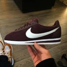 Black Air Force 1 Price At Sportscene Nike Cortez Mahogany Nike Shoes Maroon Sneakers Men Fashion Nike Classic Cortez Leather