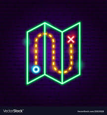 Map Neon Label Vector Image On Vectorstock Wallpaper Iphone Neon Neon Wallpaper Neon Logo
