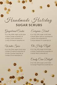 Oily Gifts Handmade Holiday Sugar Scrubs Diy Bath Products Diy Scrub Top Skin Care Products