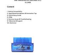 OBDEleven OBD2 Gen2 Smart Diagnostic Tool User Manual