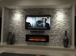 It makes so beautiful color combination inspired from this image. Tv Wall Basement Basement Wall Fernsehwand Tv Wand Wohnzimmer Wohnzimmerentwurfe