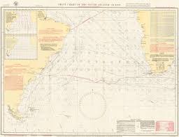 Pilot Chart Of The South Atlantic Ocean By U S Navy On Ursus Books Ltd