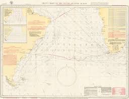 pilot chart of the south atlantic ocean by u s navy on ursus books ltd