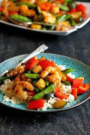 Add chicken breast pieces and cook on medium heat for 7 minutes. Shrimp Vegetable Stir Fry With Jasmine Rice Cookin Canuck
