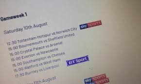 Provisional dates for next season's premier league fixtures were released this morning and we've been poring over the timing of some of the more noteworthy showdowns. Premier League 2019 20 Fixtures Leaked 24 Hours Before Official Release Daily Mail Online