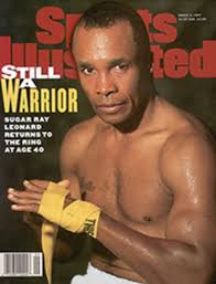 Ray charles leonard (wilmington, carolina del norte, 17 de mayo de 1956) es un ex boxeador profesional estadounidense primero en la historia del boxeo profesional que logró títulos mundiales en cinco categorías, y considerado uno de mejores. One More Shot Still Unable To Find Contentment In Life Outside The Ring Sugar Ray Leonard Is Back For A Fifth Fling With His First Love Sports Illustrated Vault Si Com