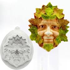 Earth Man Silikonform Elfengesicht Fondantform MOL241