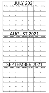 If you are someone like me who can't able to organize their schedules then you should use calendars as a planner template that in order to download the september 2021 calendar printable of your choice, please click any of them and save or take them directly print out. July To September 2021 Calendar Free Printable Pdf Web Galaxy Coder July To September 2021 Calendar Free Printable Pdf