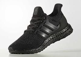 Adidas Black And Grey Running Shoes Adidas Ultra Boost 3 0 Triple Black Boost Shoes Adidas Ultra Boost Black Running Shoes