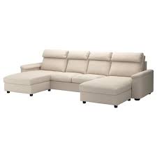 Lidhult Sectional 4 Seat With Chaise Gassebol Light Beige Find It Here Ikea In 2020 Chaise Love Seat Sectional