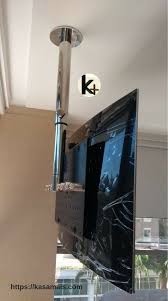 En su mayoría poseen características ajustables que te ayudarán a sacarle el mayor partido a tu televisión. Suporte Giratorio De Tv Para Fixacao No Teto Com Regulagem De Altura Em Inox Ou Aluminio Enviamos Para Suporte De Tv Giratorio Suporte Para Tv Tv Decoracao
