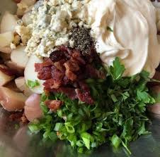 Bacon Blue Cheese Potato Salad Recipe Food Com Blue Cheese Potato Salad Bacon Blue Cheese Potatoe Salad Recipe