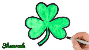 It is considered a symbol of luck. How To Draw Shamrock Easy St Patrick S Day Drawings Youtube