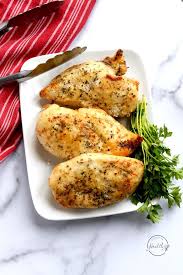 Make sure the bag is sealed or the bowl is covered before placing in the refrigerator to marinate. Air Fryer Chicken Breast Basic Tender Juicy A Pinch Of Healthy