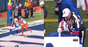 Referee Goes Over To Bills Sideline To Apologize To Josh Allen For Missing  Holding Penalty On Broncos - Daily Snark