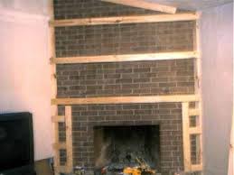 Dwnixon Covering A Brick Fireplace Brick Fireplace Brick Fireplace Makeover Fireplace Bookshelves