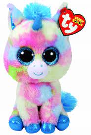 Ty Blitz Shiny Unicorn Beanie Boo Soft Toy 15 Cm