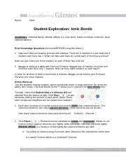 Choose a substance, and then move electrons between atoms to form covalent bonds and build molecules. Download Gizmo Student Exploration Sheet Answers Covalent Bonds Kindle Free