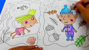 All rights belong to their respective owners. Ben And Holly S Little Kingdom Coloring Pages Holly Summer And Ben Autumn Coloring Youtube