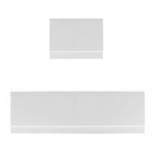 These are ideal for people who are looking to draw a bit more attention. Orchard White Wooden Straight Bath Panel Pack 1700 X 750 Victoriaplum Com