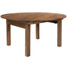 We love how its weathered pine finish was practically made to contrast against a white shiplap wall in a country cottage kitchen or breakfast nook, while its spacious tabletop accommodates up to. Round Rustic Dining Tables You Ll Love In 2021 Wayfair