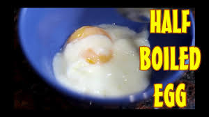This way you will avoid cracking the shell. How To Make The Perfect Half Boiled Egg Youtube
