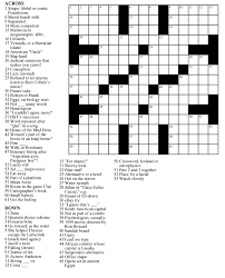 Easy printable crossword puzzles are great for those who think crossword puzzles are too hard, or those who are new to solving crosswords. Free Easy Printable Crossword Puzzles For Adults