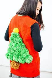Knitted christmas sweaters letters, knit jumper xmas pattern and ugly sweater knits vector. How To Turn A Plain Sweater Into An Ugly Christmas Sweater Hgtv