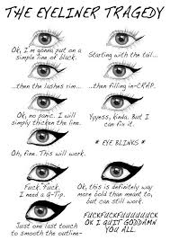 Black And White Winged Eyeliner Trying To Match Your Eyeliner Wings On Both Sides How To Do Winged Eyeliner Winged Eyeliner Makeup No Eyeliner Makeup