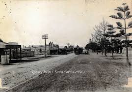 Steam Tram At The Loop Bonney St Sans Souci In Southern Sydney Year Unknown 1920 Old Photos Wonderful Places Back In The Day