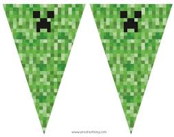 Make your own minecraft magnets using this free printable pdf. Free Minecraft Printable Birthday Bundle