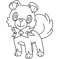 Rockruff Coloring Page By Bellatrixie White Pokemon Coloring Pages Pokemon Coloring Horse Coloring Pages