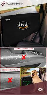 Pet Car Door Covers For Dogs 2 Pack Brand New Small Luxury Cars Sports Sedan Pet Car